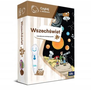 Albi Puzzle 100 elementów. Czytaj z Albikiem. Wszechświat. Interaktywne mówiące puzzle