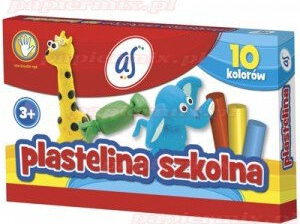 Astra Plastelina AS 10 kolorów - 1 opakowanie