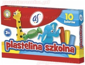 Astra Plastelina AS 10 kolorów - 1 opakowanie