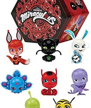 Bandai Miraculous - Kwami pudełko niespodzianka - Minifigurka Kwami do kolekcjonowania w pudełku Miracle - losowo wybrany model - P50500 P50500