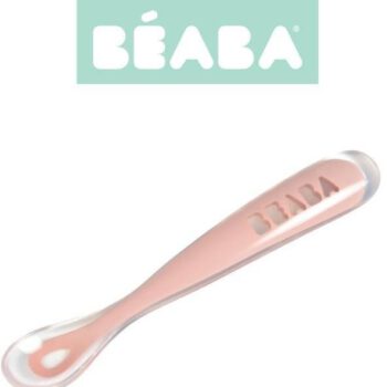 Beaba Łyżeczka silikonowa 4m+ old pink (opakowanie zbiorcze 8 szt.) solution-bc-7048-0