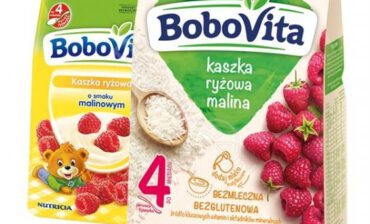 Bobovita Kaszka Ryżowa Bezmleczna Malinowa 180G