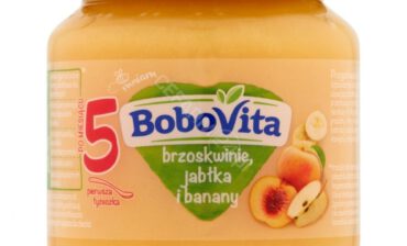 Bobovita Owoce Jabłka banany i brzoskwinie po 5 miesiącu 125g