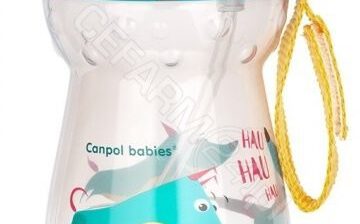 Canpol babies Bidon ze składaną rurką silikonową z odważnikiem 350 ml