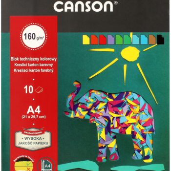 Canson Blok techniczny A4/10 kolorowy 160g