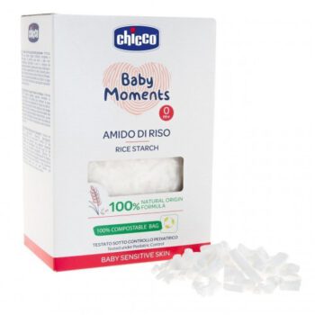 Chicco ORGANICZNA SKROBIA RYŻOWA DO KĄPIELI 250 GR 0M+ Baby Moments TOW018709