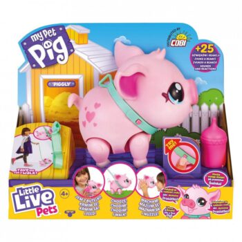 Cobi Figurka interaktywna Little Live Pets Świnka GXP-790060