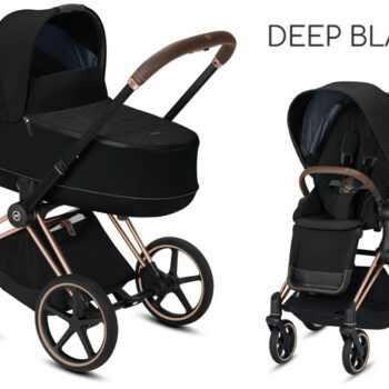 Cybex PRIAM 2.0 ROSEGOLD 2w1 Deep Black