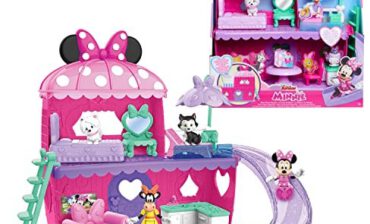 Disney Mickey&Minnie, Minnie House, 13 sztuk, figurki i akcesoria, zabawki dla dzieci od 3 lat, MCN22 MCN22