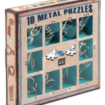 Eureka 3D 3D Gra Łamigłówki Puzzle Mania Zestaw 10 szt. niebieski