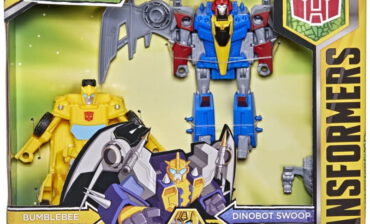 Hasbro Figurki Transformers Cyberverse Dino Combiner Bumblebee 5_799745