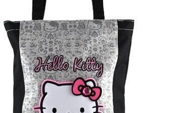 Hello Kitty torba sportowa dla dzieci, szary/czarny 11-1962