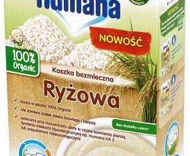 Humana 100% Organic Kaszka bezmleczna ryżowa po 4 m-cu