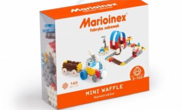 MARIO-INEX Klocki Waffle mini 140szt Konstruktor chłop.) MARIOINEX