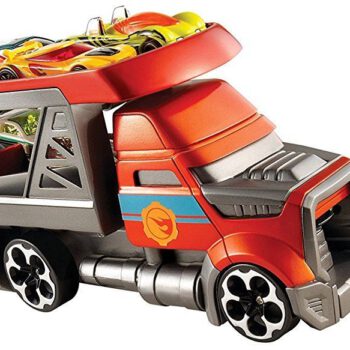 Mattel Hot Wheels Laweta z wyrzutnią i 3 losowymi autkami CDJ19