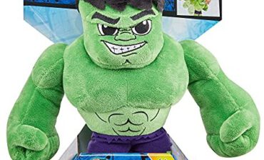 Mattel Marvel Plush HHK86 - Figurka pluszowa Marvel Battle Buddies Hulk, ok. 30 cm, od 3 lat HHK86