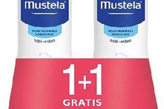 Mustela Bebe Enfant delikatny żel do mycia włosów i ciała 2x 500 ml [DWUPAK] 7079375