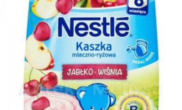 Nestle Bobo Frut Kaszka mleczno-ryżowa jabłko-wiśnia po 8 m-cu - 230 g