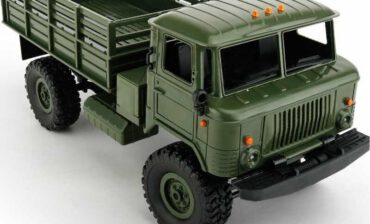 Nieznany Zdalnie sterowany samochód RC wojskowy Off-Road 4WD 1:16 RTR KX9994