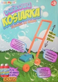 Norimpex Bańkowa kosiarka + płyn do baniek 2x100ml -