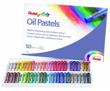 Pentel PASTELE OLEJNE W 50 KOLORACH PHN-50