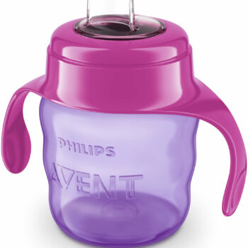 Philips AVENT Kubek niekapek z uchwytami 6m+ kolor różowy 551/03 200 ml