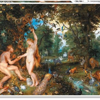 Piatnik Puzzle Brueghel i Rubens, Raj i grzech pierworodny 1000el. 5545