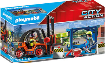 Playmobil CITY ACTION WÓZEK WIDŁOWY Z ŁADUNKIEM 70772