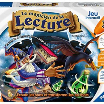 Ravensburger interaktywna gra tiptoi - Magik czytania - edukacyjne gry elektroniczne bez ekranu i po francusku - od 5 lat - 00091 4005556000913