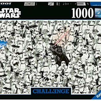 Ravensburger Puzzle 1000 części, Challenge Star Wars Darth Vader i jego klonkowie jako wymagające puzzle dla dorosłych i dzieci od 14 roku życia