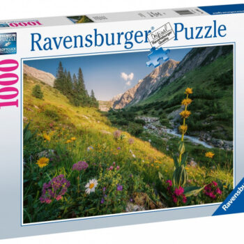 Ravensburger Puzzle 1000 elementy Rajski widok na góry 4005556159963