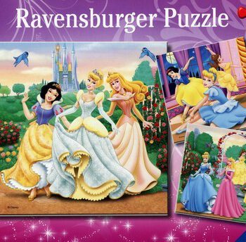 Ravensburger Puzzle Disney Księżniczki 3x49