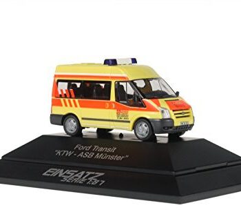 Rietze reitze 128.844 cm, Ford Transit 2006 ASB munster "van model