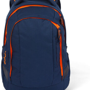 Satch Satch Sleek  Plecak szkolny 45 cm dark blue neon orange SAT-SLE-001-575