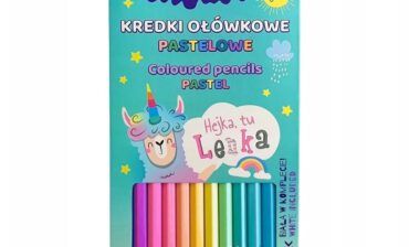 Strigo Kredki ołówkowe pastelowe Lenka 12 kolorów STRIGO