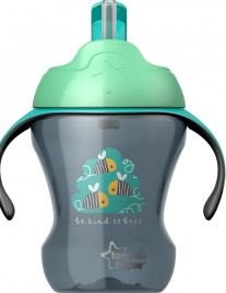 Tommee Tippee KUBEK NIEKAPEK ZE SŁOMKĄ BOY 230ML (TT0311) Darmowy odbiór w 20 miastach!