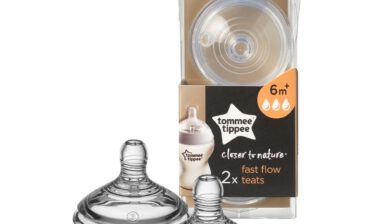 Tommee Tippee Rotho Closer to Nature Smoczek silikonowy o szybkim przepływie 6m+